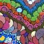 Sans titre / Cadre bois, acrylique sur toile, 60x50 / 2006